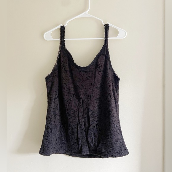 Faded Glory Tops - ✨3/$10✨ Faded Glory Black Lace Camisole Top